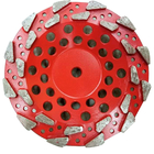 4&quot; Inch 5&quot; Inch 7&quot; Inch Star Type Segment Grinding Cup Wheel Concrete Gridning Discs diamond cup wheel supplier