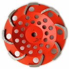 8 segments L shape Top quality Diamond Grinding Cup Wheel for Griinding Concrete
